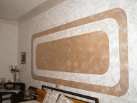 Riquadro Materico Oro Argento